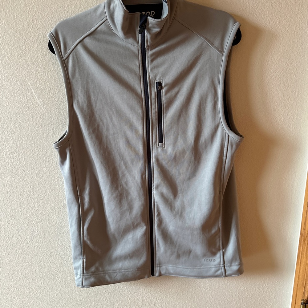 Izod Men's Light Gray Vest